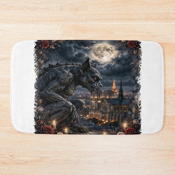 Item preview, Notre Dame Gargoyle - Dark Academia Gothic Paris designed and sold by Neurospicy Trolls.