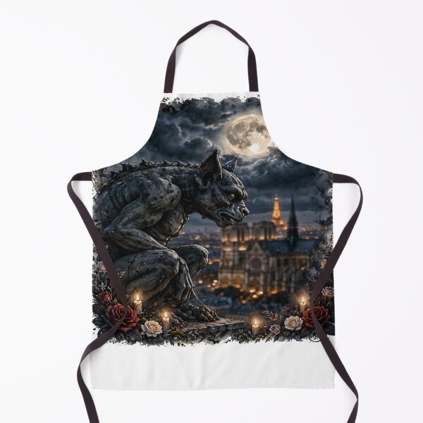 Item preview, Notre Dame Gargoyle - Dark Academia Gothic Paris designed and sold by Neurospicy Trolls.