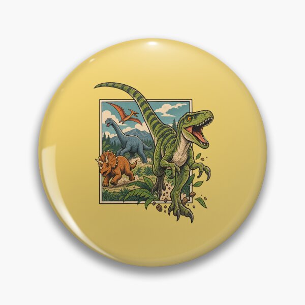 Item preview, Vintage Dinosaur Adventure – Prehistoric Illustration designed and sold by yayor.