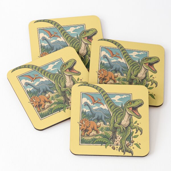 Item preview, Vintage Dinosaur Adventure – Prehistoric Illustration designed and sold by yayor.