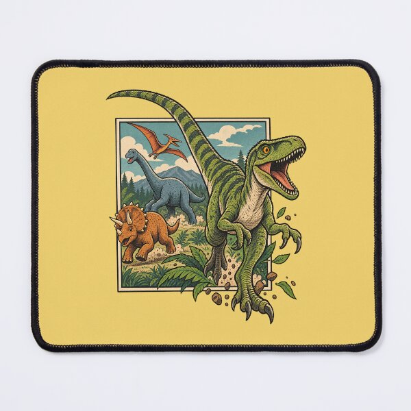 Item preview, Vintage Dinosaur Adventure – Prehistoric Illustration designed and sold by yayor.