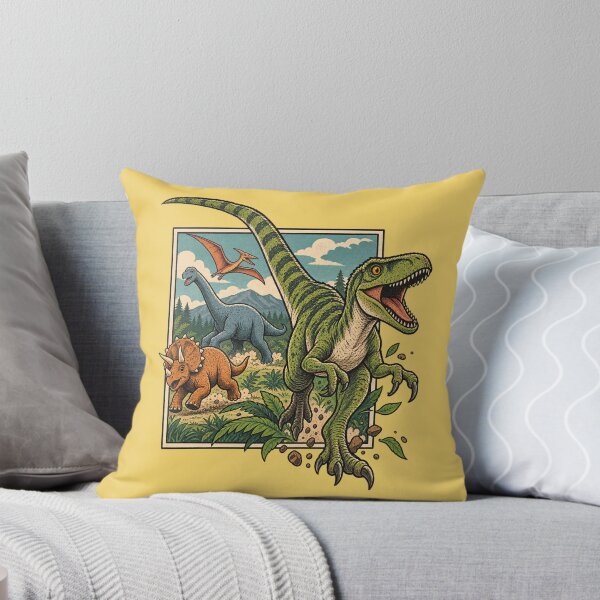 Item preview, Vintage Dinosaur Adventure – Prehistoric Illustration designed and sold by yayor.