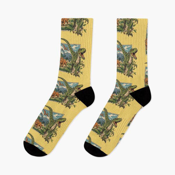Item preview, Vintage Dinosaur Adventure – Prehistoric Illustration designed and sold by yayor.