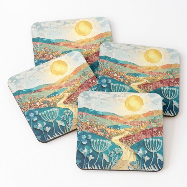 Item preview, Flower-covered hills. designed and sold by elegantpaterns.