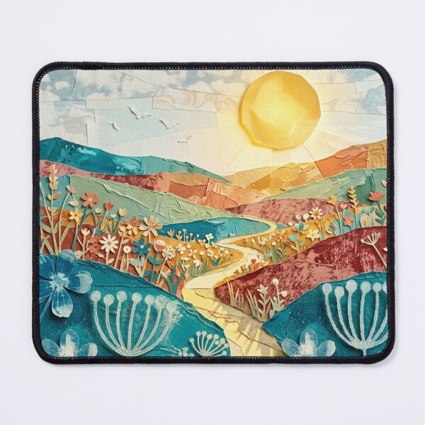 Item preview, Flower-covered hills. designed and sold by elegantpaterns.
