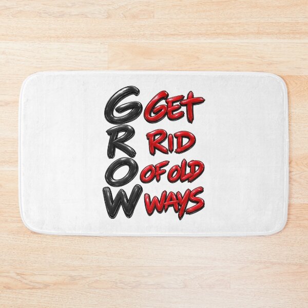 Item preview, GROW - Get Rid of Old Ways designed and sold by Side Quest Co..