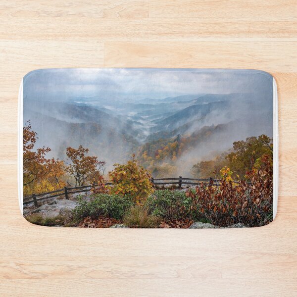Item preview, Foggy Mountain View in Autumn designed and sold by Savannah Gibbs.