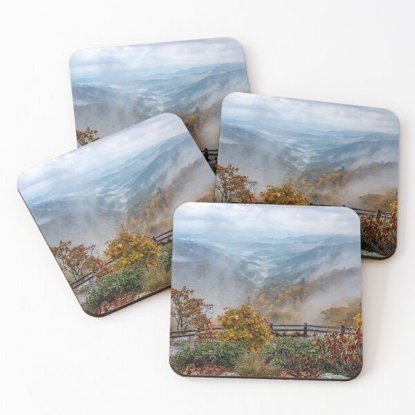 Item preview, Foggy Mountain View in Autumn designed and sold by Savannah Gibbs.