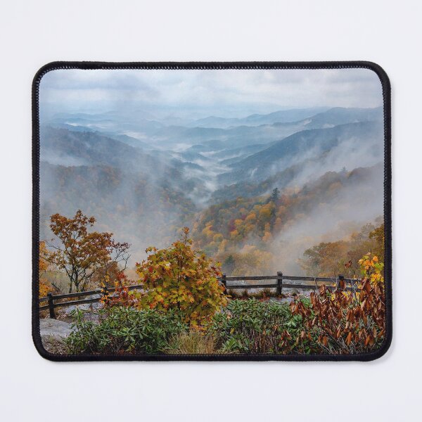 Item preview, Foggy Mountain View in Autumn designed and sold by Savannah Gibbs.