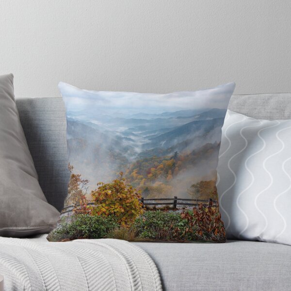 Item preview, Foggy Mountain View in Autumn designed and sold by Savannah Gibbs.