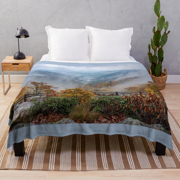 Item preview, Foggy Mountain View in Autumn designed and sold by Savannah Gibbs.