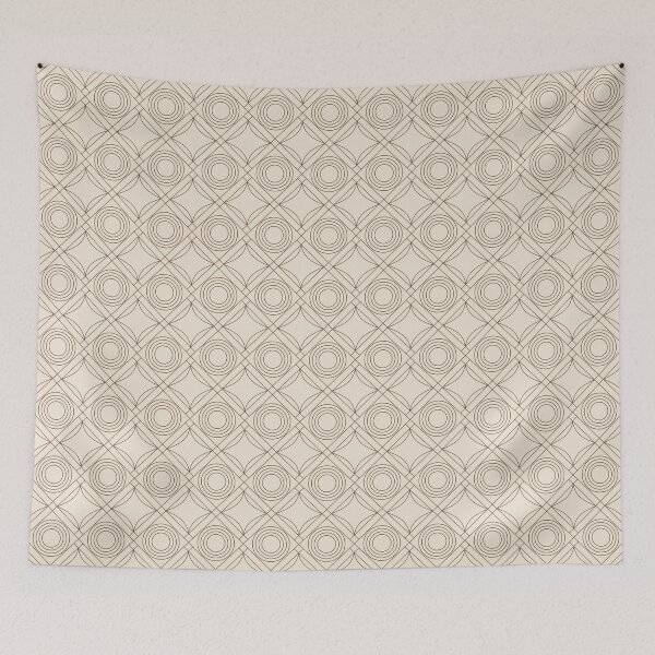 Item preview, Warm mocha geometric pattern minimal abstract architectural interior design designed and sold by Aurum-design.