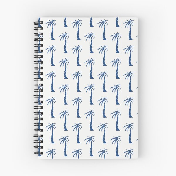 Item preview, Tropical Palm Trees in Navy Blue designed and sold by kalaauniverse_art_studio.