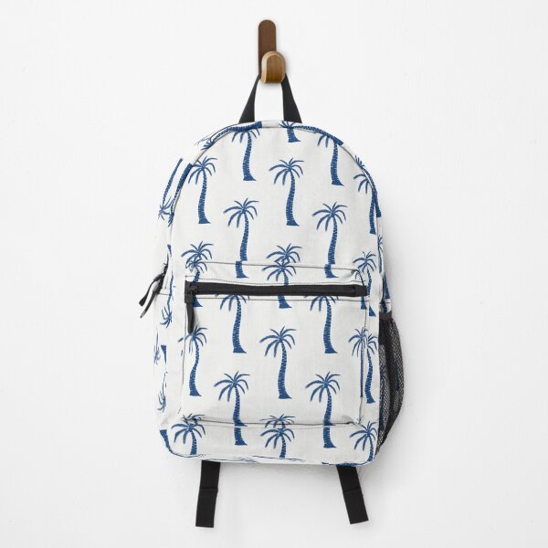 Item preview, Tropical Palm Trees in Navy Blue designed and sold by kalaauniverse_art_studio.