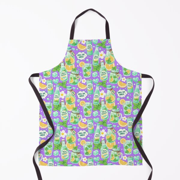 Item preview, Cute Mint Lemon Soda Seamless designed and sold by KJackArtwork.