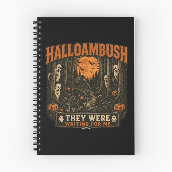 Item preview, HelloAmbush | Funny MTB Halloween Sticker Mountain Bike Horror Gift designed and sold by SingleTrackes.
