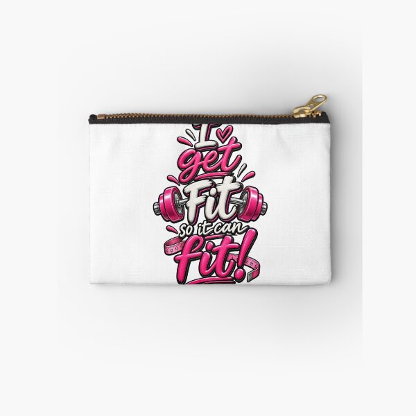 Item preview, I get fit so it can fit - 3D pink designed and sold by Side Quest Co..