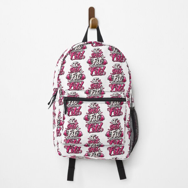 Item preview, I get fit so it can fit - 3D pink designed and sold by Side Quest Co..
