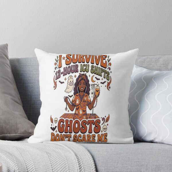 Item preview, I Survive 12 Hour ICU Shifts Ghosts | Don't Scare Me Halloween Nurse designed and sold by Mido-artister.