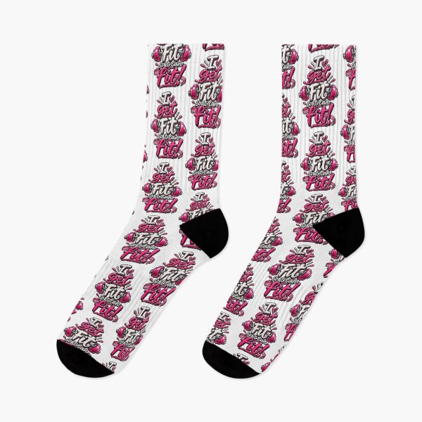 Item preview, I get fit so it can fit - 3D pink designed and sold by Side Quest Co..