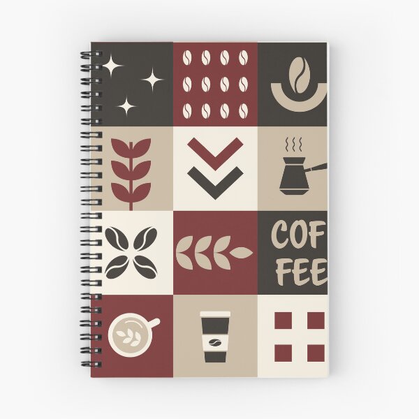 Item preview, Coffee Geometric Square Pattern designed and sold by IrynaAlex.