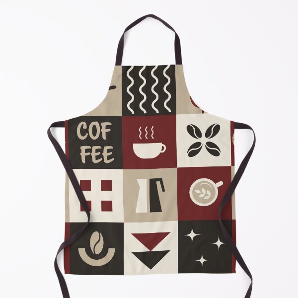 Item preview, Coffee Geometric Square Pattern designed and sold by IrynaAlex.