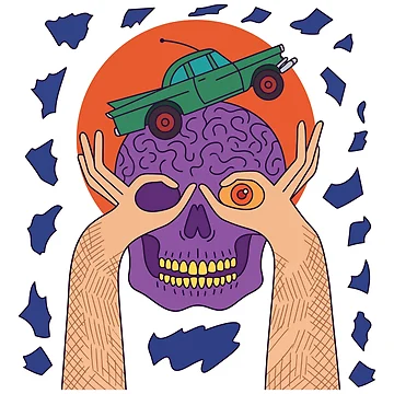 Artwork thumbnail, Retro Mind Ride by GuweizWorks