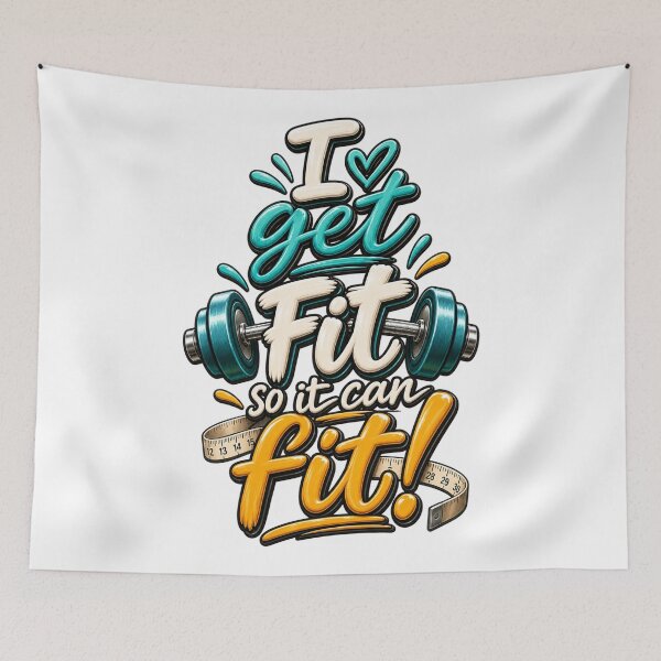 Item preview, I Get Fit So It Can Fit! designed and sold by Side Quest Co..