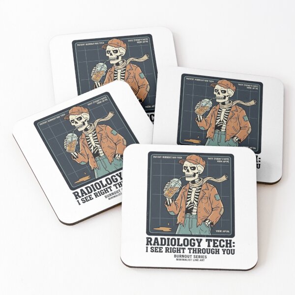 Item preview, Burnout Radiology Tech Skeleton - I See Right Through You X-Ray Humor designed and sold by LUKOWEAR.