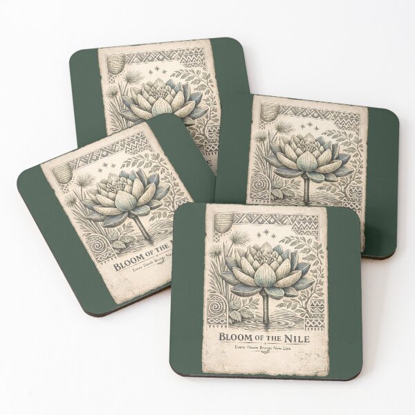 Item preview, Bloom of the Nile | Sacred Lotus | Ancient Africa Collection designed and sold by 'VARI'.