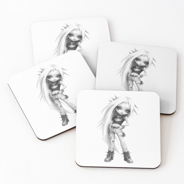 Item preview, Metalhead Girl Rock Spirit designed and sold by Retro Whimsy.
