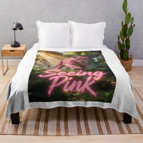 Item preview, Panther In Pink Print designed and sold by Lichentroupe63.