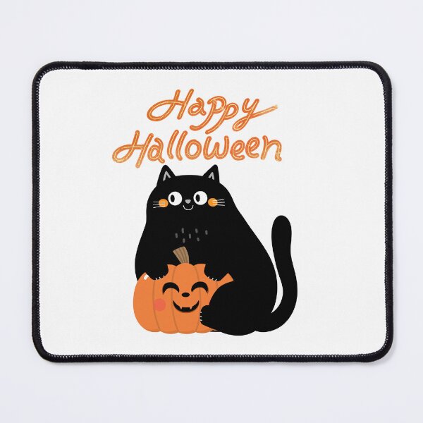 Item preview, Cute Black Cat Halloween Pumpkin designed and sold by     Sela Art .