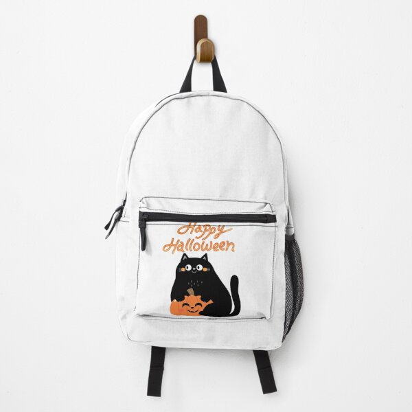Item preview, Cute Black Cat Halloween Pumpkin designed and sold by Sela Art .