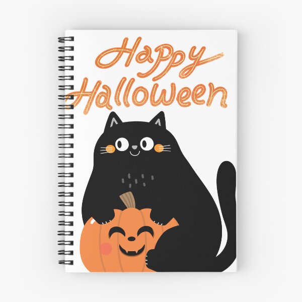 Item preview, Cute Black Cat Halloween Pumpkin designed and sold by     Sela Art .
