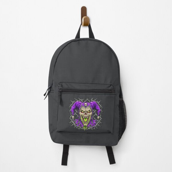 Item preview, Toxic Jester Skull for Horror Metal Fans designed and sold by POD DYNASTY | Original Print On Demand T-Shirt Graphics.