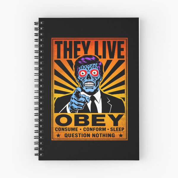 Item preview, They Live Propaganda Poster designed and sold by ArtFactoryAI.