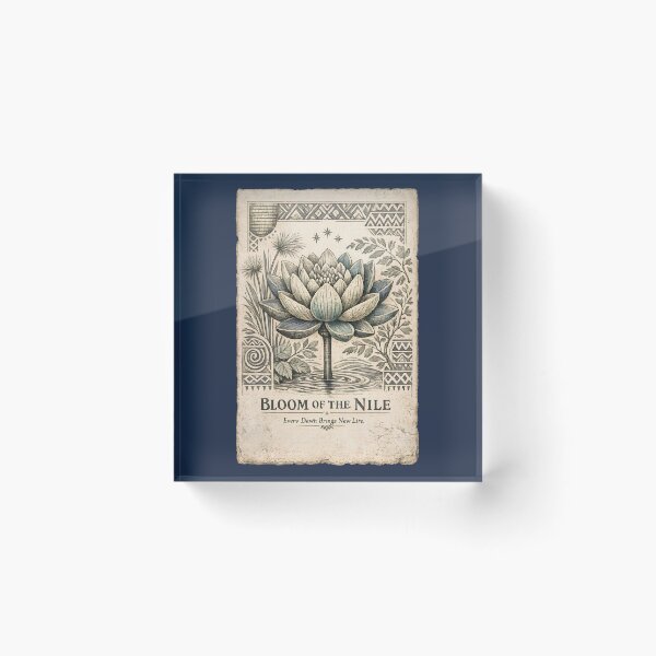Item preview, Bloom of the Nile | Sacred Lotus | Ancient Africa Collection designed and sold by 'VARI'.