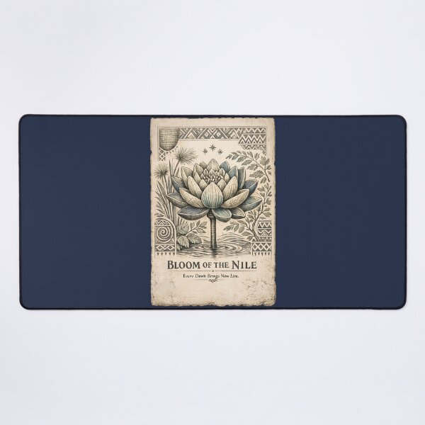Item preview, Bloom of the Nile | Sacred Lotus | Ancient Africa Collection designed and sold by 'VARI'.
