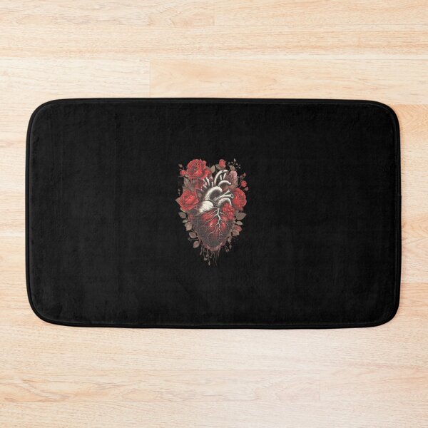 Item preview, Vintage Anatomical Heart with Red Roses - Dark Academia Floral Anatomical Heart Illustration designed and sold by GrimNest.