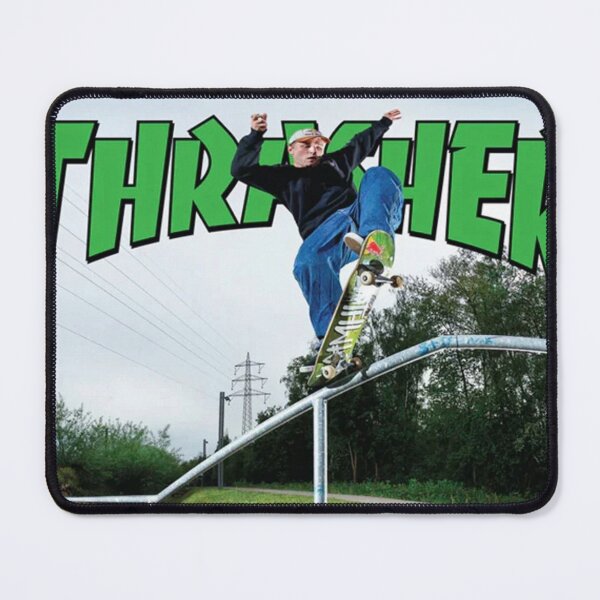 Item preview, Thrasher Skateboard Skate Design Art Print Poster Wall Tee Vest  designed and sold by Cool Robot Bro..