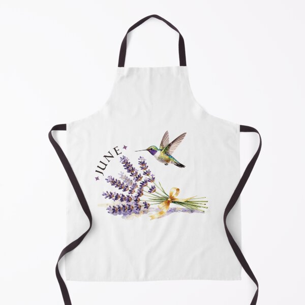 Item preview, Watercolor Hummingbird Lavender June Birth Flower designed and sold by WildArtIT.