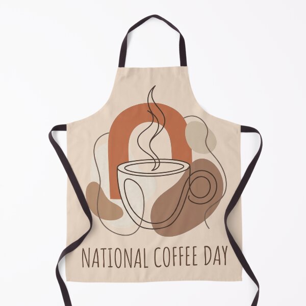 Item preview, Minimalist Boho National Coffee Day Aesthetic Line Art designed and sold by Pride Emblem Prints.