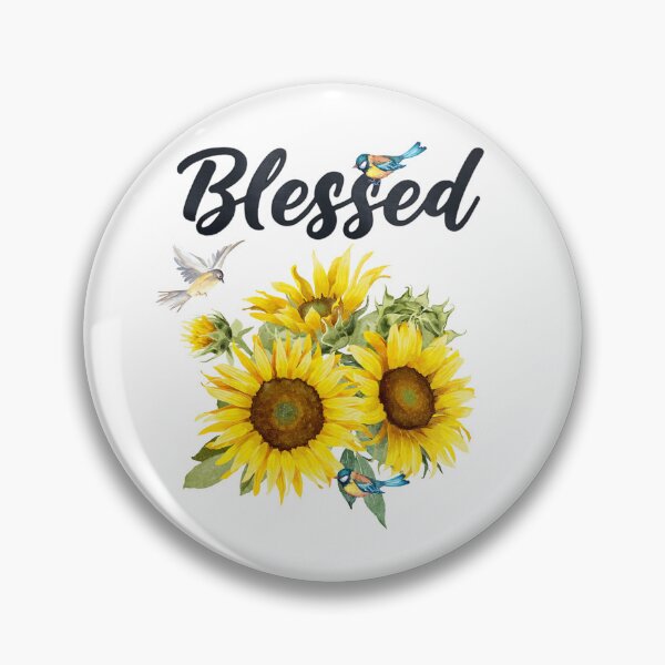 Item preview, Blessed with Sunflower Bouquet & Birds designed and sold by JeweledDesigns.