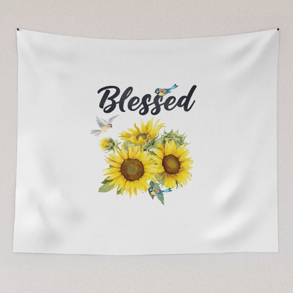 Item preview, Blessed with Sunflower Bouquet & Birds designed and sold by JeweledDesigns.