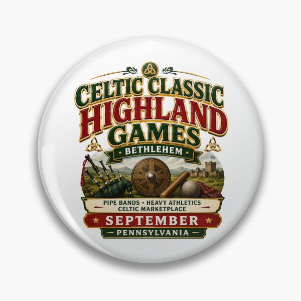 Item preview, Celtic Highland Games Festival September Pennsylvania Celebration designed and sold by IRON WINGS /USAF.