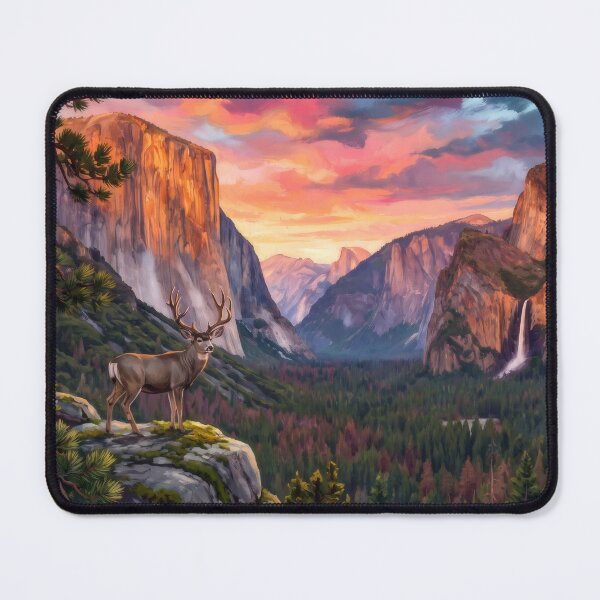 Item preview, Yosemite Valley Half Dome Sunset designed and sold by RedPeaStudio.