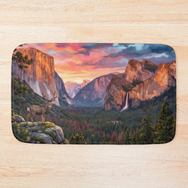 Item preview, Yosemite Valley Half Dome Sunset designed and sold by RedPeaStudio.