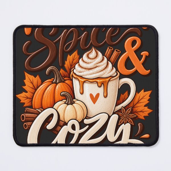 Item preview, Pumpkin Spice & Cozy Vibes Fall Coffee Shirt designed and sold by Verycutethings.