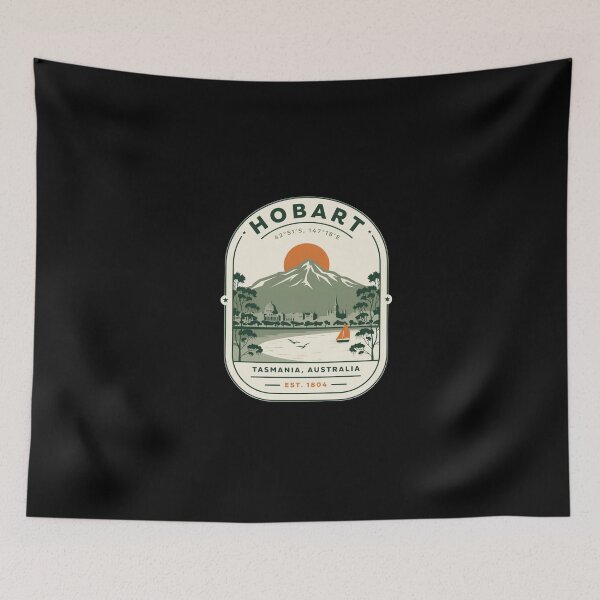 Item preview, Hobart Tasmania Australia  designed and sold by TulipaGraphics.